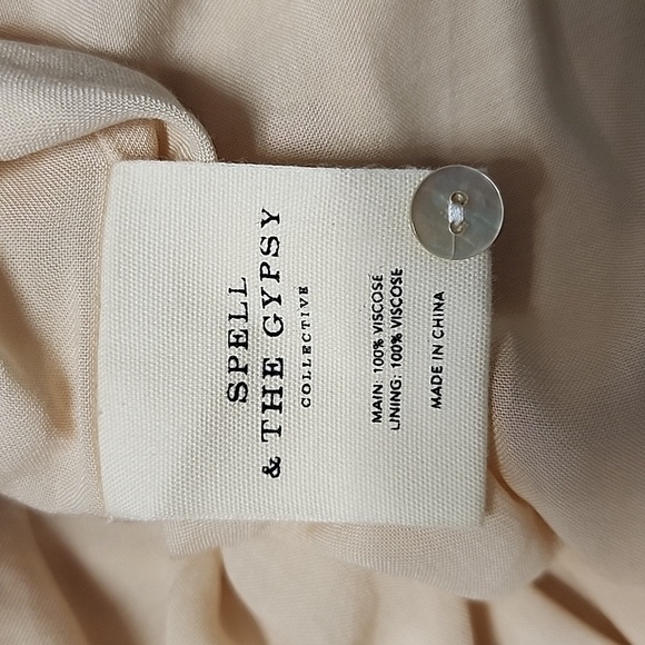 ✨️ Spell & The Gypsy Portobello Road Strappy Mini Dress NWT ✨️ - Picture 14 of 15